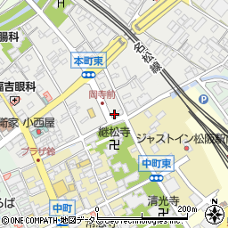 三重県松阪市本町2078周辺の地図