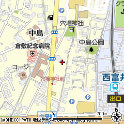 岡山県倉敷市中島2230周辺の地図