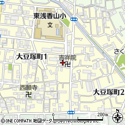大阪府堺市北区大豆塚町周辺の地図