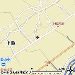 上殿郵便局周辺の地図