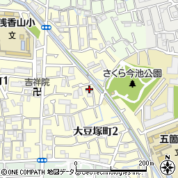 シャンポール弐番館周辺の地図