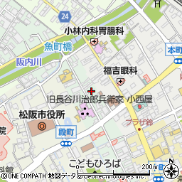 三重県松阪市魚町1640周辺の地図