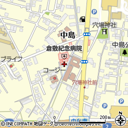 岡山県倉敷市中島831周辺の地図