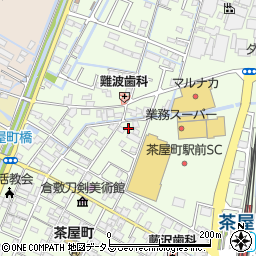 岡山県倉敷市茶屋町217周辺の地図