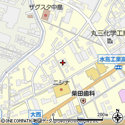 岡山県倉敷市中島1250周辺の地図