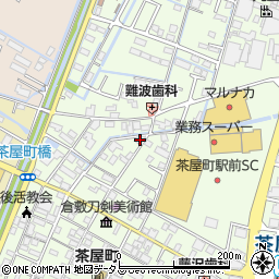 岡山県倉敷市茶屋町220-1周辺の地図