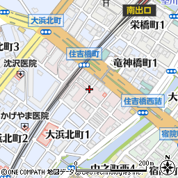 大阪府堺市堺区住吉橋町周辺の地図