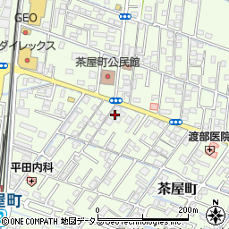 岡山県倉敷市茶屋町399-1周辺の地図