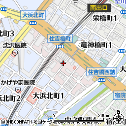 大阪府堺市堺区住吉橋町周辺の地図
