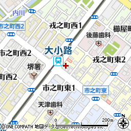 ＪＳ堺大小路ビル周辺の地図