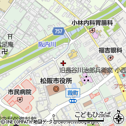 三重県松阪市殿町1331-1周辺の地図