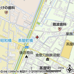 岡山県倉敷市茶屋町68周辺の地図