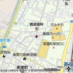 岡山県倉敷市茶屋町219周辺の地図