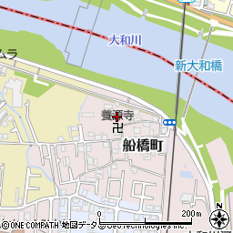 大阪府藤井寺市船橋町8-24周辺の地図