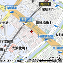 住吉橋ＴＫハイツ周辺の地図