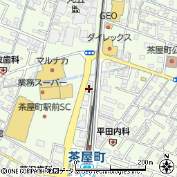 岡山県倉敷市茶屋町233-46周辺の地図