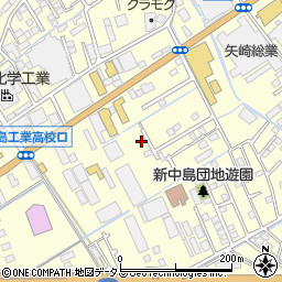 岡山県倉敷市中島1430周辺の地図