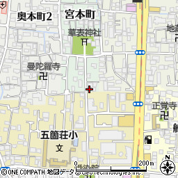 堺宮本郵便局周辺の地図