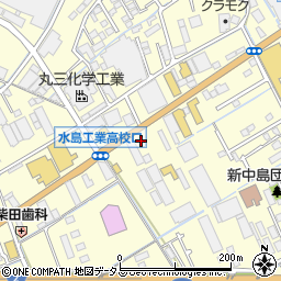 岡山県倉敷市中島1391周辺の地図