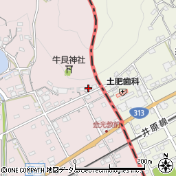 広島県福山市神辺町上御領2070周辺の地図