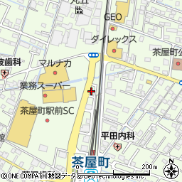 リブ美容室茶屋町店周辺の地図