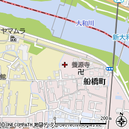 大阪府藤井寺市船橋町8-5周辺の地図