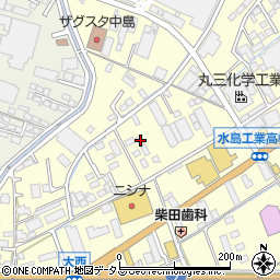 岡山県倉敷市中島1249周辺の地図