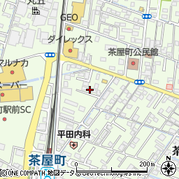 岡山県倉敷市茶屋町390-4周辺の地図