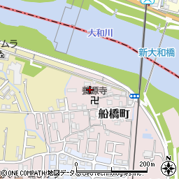 大阪府藤井寺市船橋町8-25周辺の地図