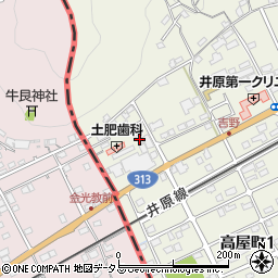 岡山県井原市高屋町8周辺の地図