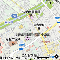 三重県松阪市魚町1638周辺の地図