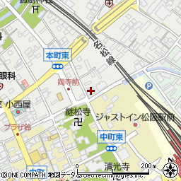 丸美ロイヤル松阪２周辺の地図