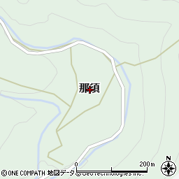 広島県山県郡安芸太田町那須周辺の地図