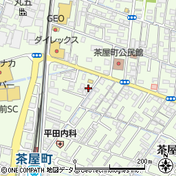 岡山県倉敷市茶屋町393-6周辺の地図