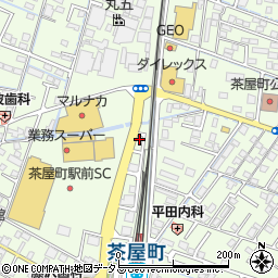 岡山県倉敷市茶屋町233-45周辺の地図