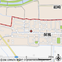 奈良県磯城郡三宅町屏風49周辺の地図