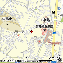 岡山県倉敷市中島864周辺の地図
