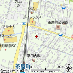 岡山県倉敷市茶屋町388-2周辺の地図
