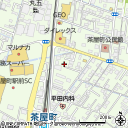 岡山県倉敷市茶屋町388-3周辺の地図
