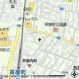 岡山県倉敷市茶屋町393-8周辺の地図