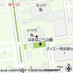 株式会社トウペ　人事総務課周辺の地図