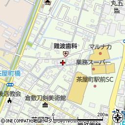 岡山県倉敷市茶屋町78周辺の地図