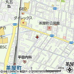 岡山県倉敷市茶屋町393-7周辺の地図