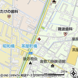 岡山県倉敷市茶屋町71周辺の地図