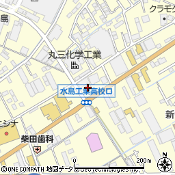 ローソン倉敷中島店周辺の地図