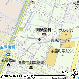岡山県倉敷市茶屋町79周辺の地図