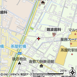 岡山県倉敷市茶屋町85周辺の地図