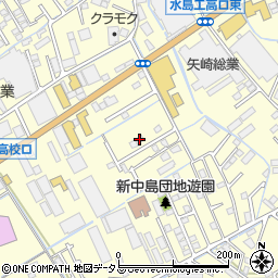 岡山県倉敷市中島1425周辺の地図