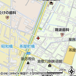 岡山県倉敷市茶屋町72-2周辺の地図