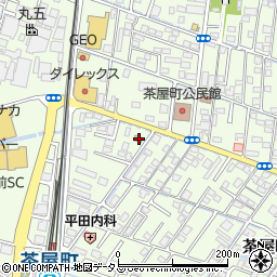 岡山県倉敷市茶屋町393-4周辺の地図